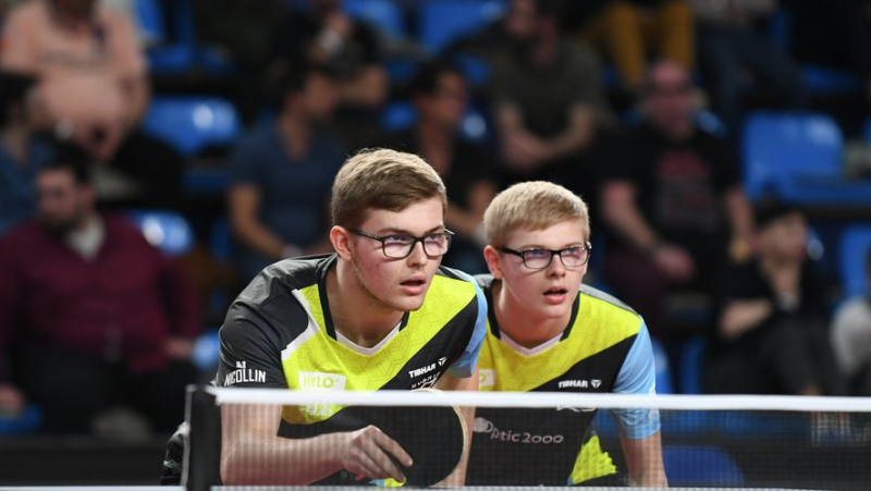 VIDEO. The Lebrun brothers continue their journey in doubles at the Saudi table tennis smash
