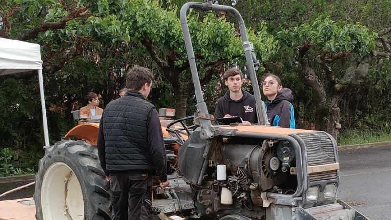 Agricultural mechanics training at the Charles Alliès high school in Pézenas looking for students