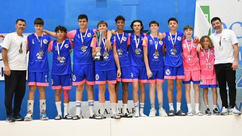 Volleyball: the invincible Nîmes M15s lifted the Coupe de France