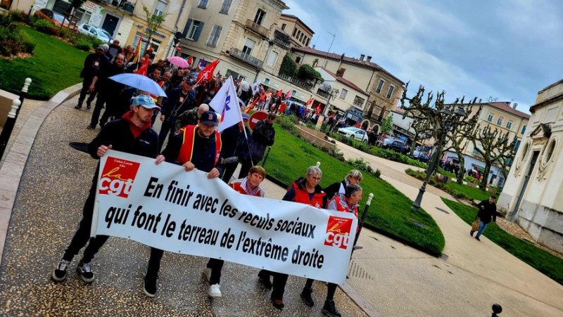 “The government talks about crisis and public debt to make us feel guilty”: nearly 300 people hit the streets of Alès