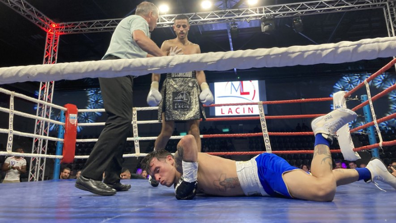 Boxing: Jouad Belmehdi and Mike Esteves hit hard at the Béziers sports center