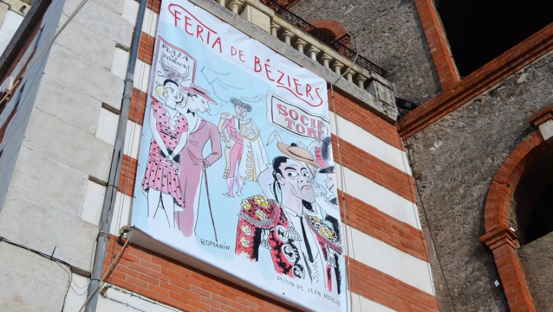 A poster signed Jean Moulin for the Feria de Béziers 2024