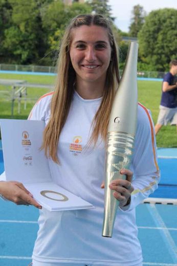 Agde: Chloé Montalieu and Georges Grimaud had the pleasure of carrying the Olympic flame