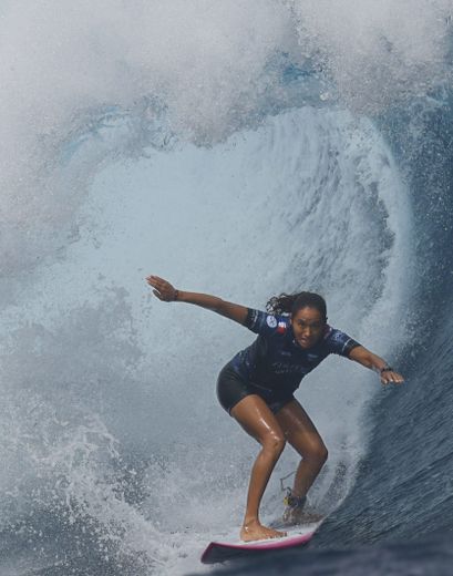 VIDEO. Paris 2024 Olympics: “Nice, but a little macho”, the response of surfer Vahine Fierro, demonstrated on a wave once forbidden to women