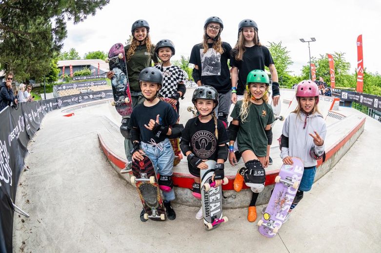 Skateboarding: a touch of pink at the French championships