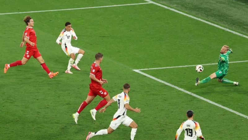 VIDEO. Euro 2024: despite an interruption of almost 25 minutes, Germany qualifies for the quarterfinals by beating Denmark