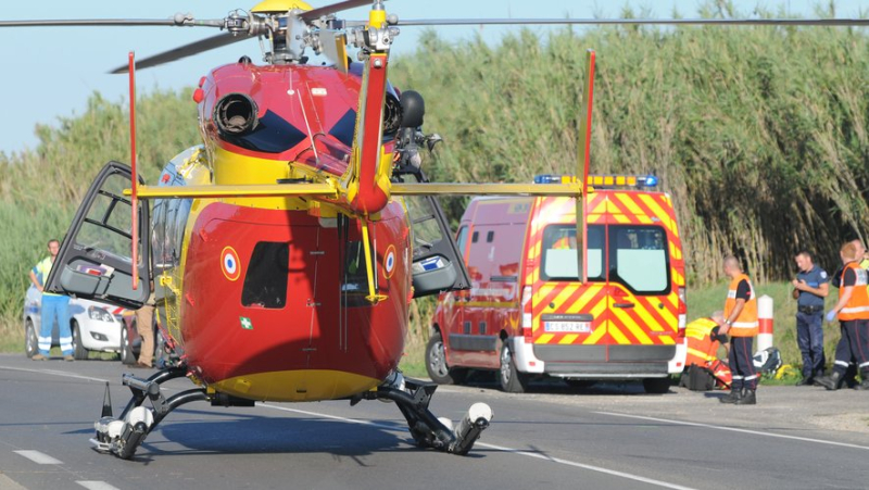 A Lunel motorcyclist between life and death after hitting a car in Mudaison