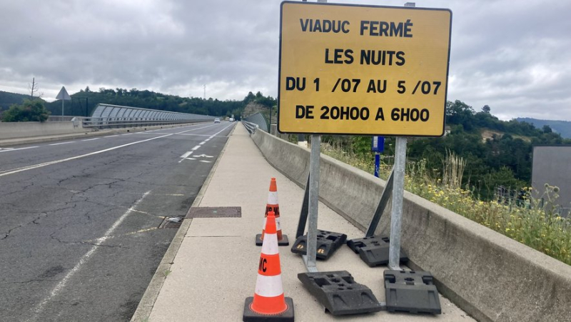 Work on the Rieucros viaduct in Mende: traffic changes during the nights of next week