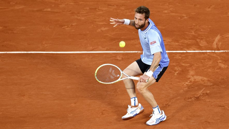 Roland-Garros: after a masterful first set, the whimsical Corentin Moutet is subjected to the law of world number 2 Jannik Sinner