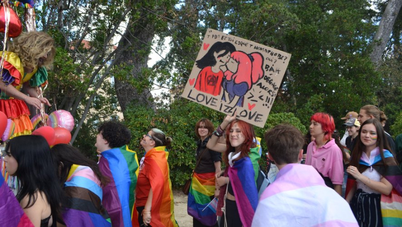"Nous marchons pour revendiquer des droits nouveaux" : la 3e Pride de Béziers a réuni quelque 300 à 400 personnes