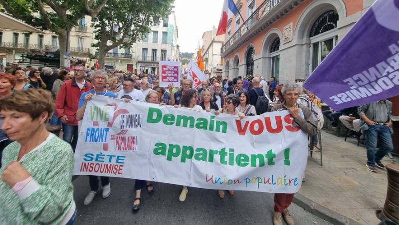 Legislative elections 2024: demonstration against the far right, strong mobilization in Sète