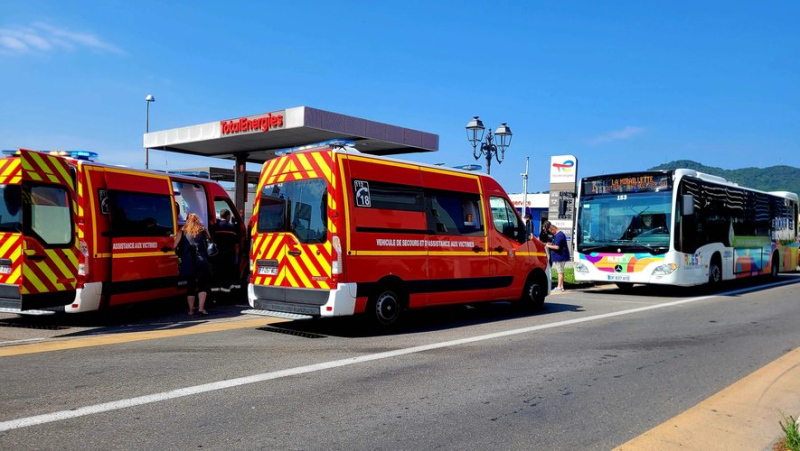 The bus brakes suddenly in the city center of Alès: four passengers fall and are injured