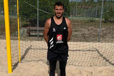 Beach handball : Benjamin Gallego, un retraité actif
