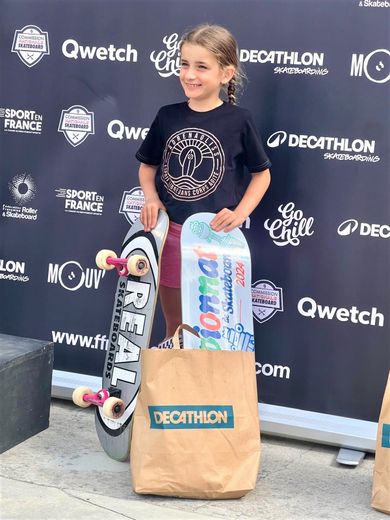 Skateboarding: a touch of pink at the French championships