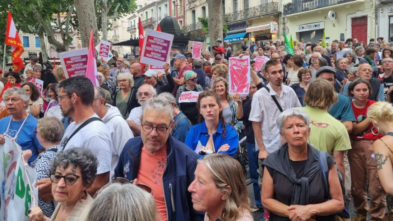 2024 legislative elections: demonstration against the extreme right, a strong mobilization in Sète