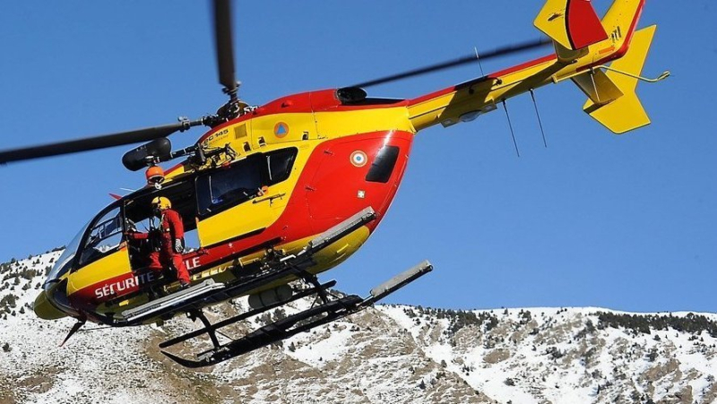 At the end of his strength, an 8-year-old child who went hiking with his father in the Pyrenees was evacuated by helicopter