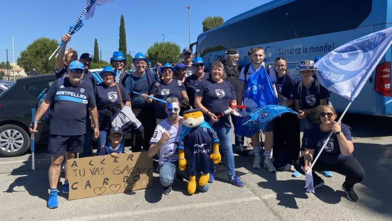 Rugby: Montpellier supporters on the road towards Grenoble to encourage the MHR