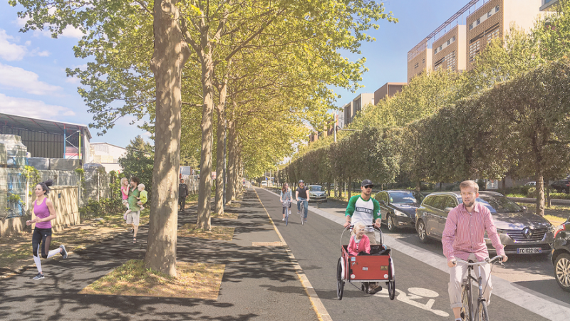 Avenue du Mondial 98 begins work in Montpellier from June 10 for the creation of cycle line A