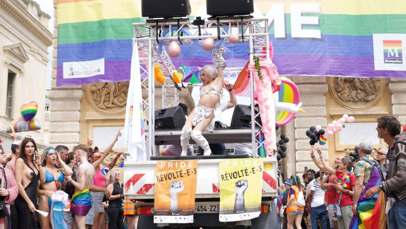 Marche des Fiertés à Montpellier : 15 000 personnes LGBTQIA+ ont défilé en attendant Bilal Hassani sur scène