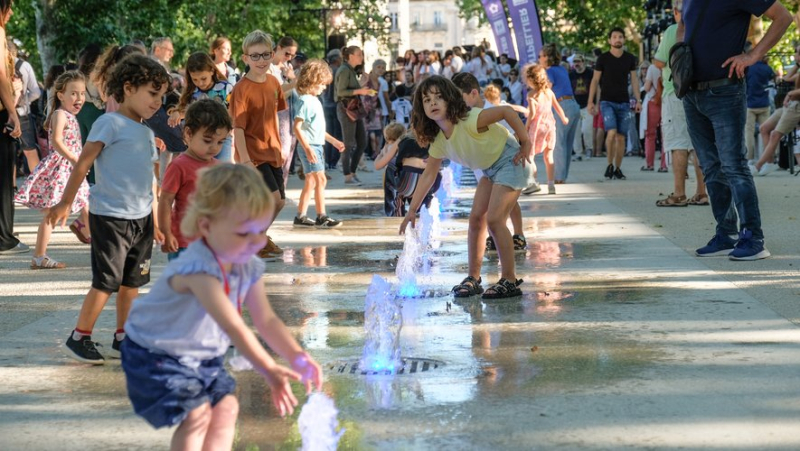 IN IMAGES, IN PICTURES. “A refreshed space”, the new fountains of the Esplanade inaugurated for the music festival in Montpellier