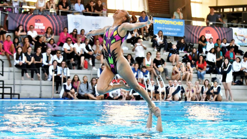 Artistic swimming: in Sète, the Laurent-Vidal basin touched by the grace of young French undines