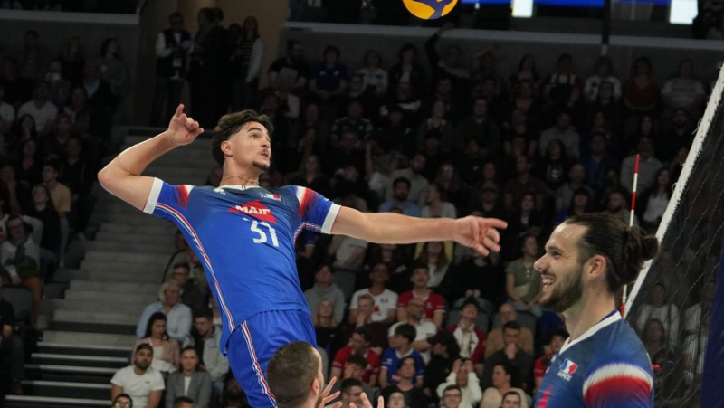 Volleyball: Montpellier player Joris Seddik with the French team like in a dream