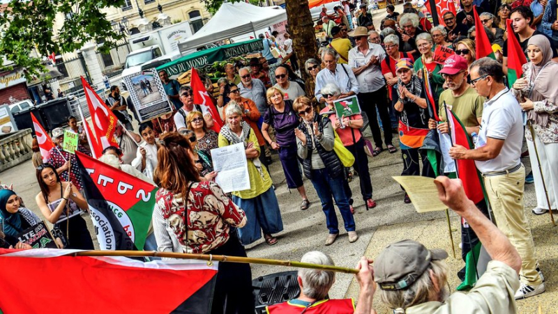 “Gaza, Gaza, Alès is with you”: a new demonstration was organized in the city center of the capital of the Cévennes
