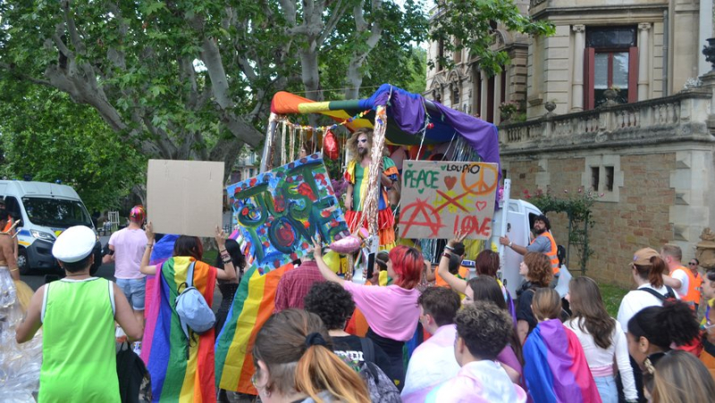 “We march to demand new rights”: the 3rd Pride of Béziers brought together some 300 to 400 people