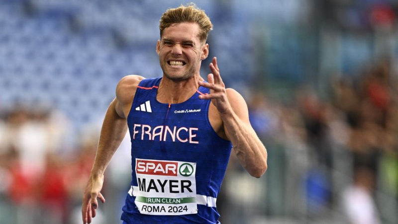 VIDEO. Kévin Mayer launches his “last chance” decathlon with a solid 100m, at the European Championships in Rome
