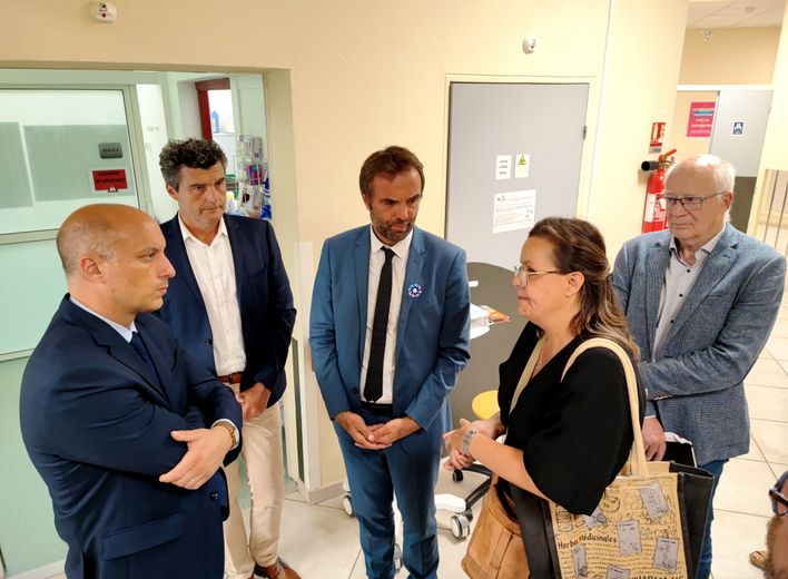 The Montpellier University Hospital strengthens its exchanges with the Lodève public hospital