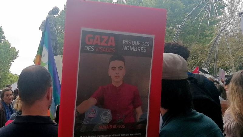 The demonstration in support of the Palestinians in Gaza brings together nearly 200 people in Béziers