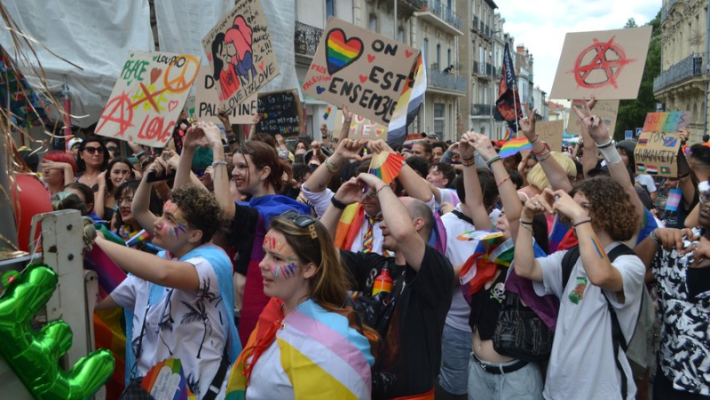 “We march to demand new rights”: the 3rd Pride of Béziers brought together some 300 to 400 people