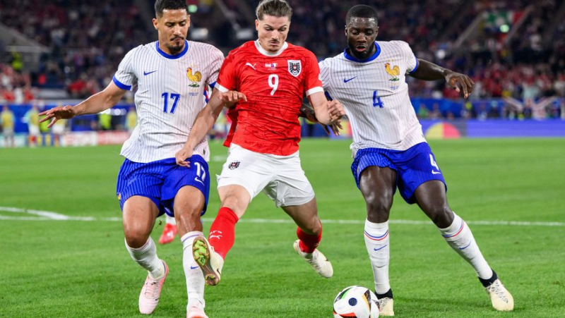 Euro 2024: tactical shot, right-handed on the left foot, how Upamecano and Saliba have already closed down the defense of the France team