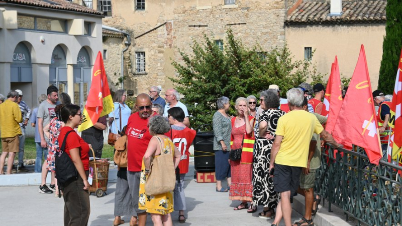 In Bagnols-sur-Cèze, around 150 people demonstrated for “a democratic and social start”