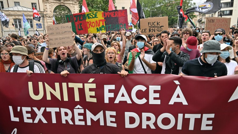 Legislative elections 2024: thousands of demonstrators marched against the far right in France on June 15