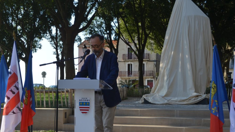 A monumental statue of Trencavel unveiled on the Albigeois plan in Béziers