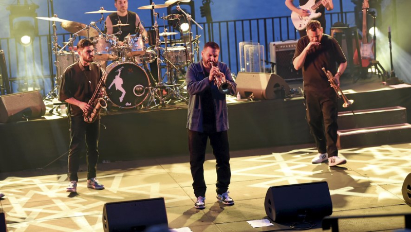 Ibrahim Maalouf, master class at the Théâtre de la Mer in Sète