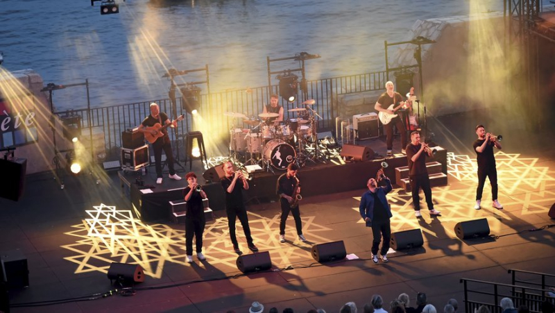 Ibrahim Maalouf, master class at the Théâtre de la Mer in Sète