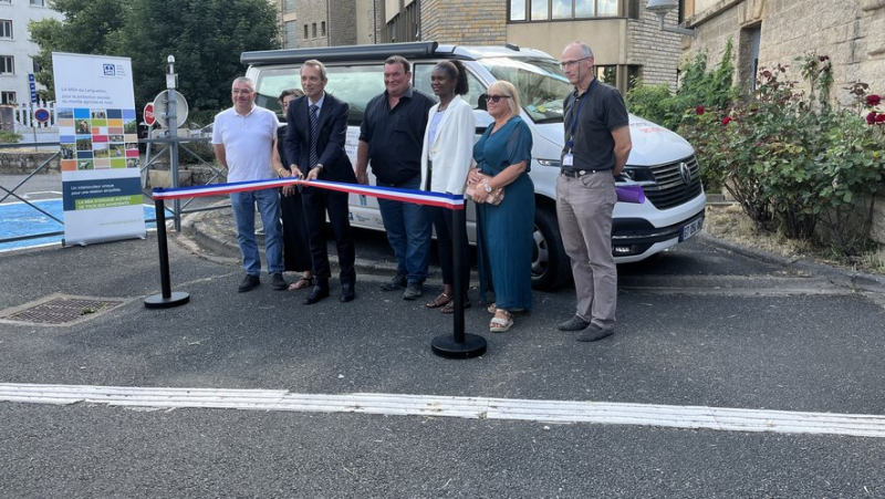 The last mile bus, the 18th France services-certified reception center in Lozère, was inaugurated