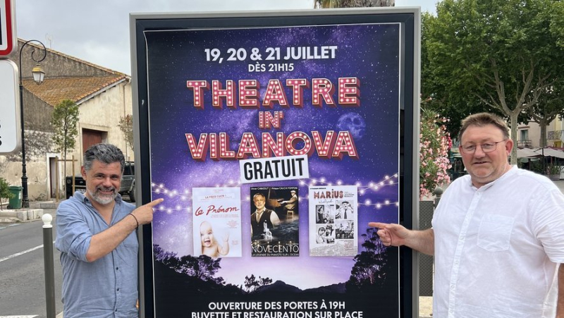 Du vin et du théâtre pour le festival théâtre in vilanova de Villeneuve-lès-Béziers