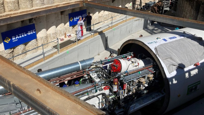 A new important step in the fight against floods reached in Nîmes with the baptism of the tunnel boring machine