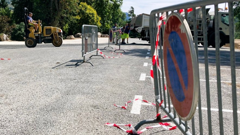 Parking de la Grave à Millau : pour laisser plus de place aux piétons, la Ville pousse les murs