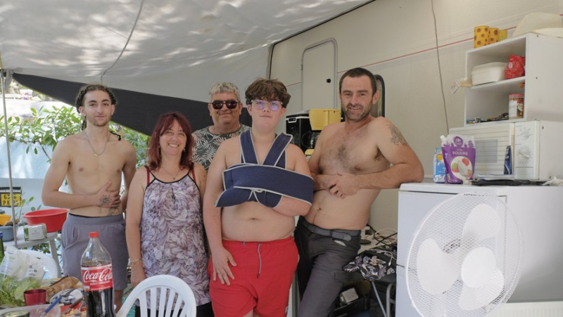 “An awning, three fridges, a fan…”: around Montpellier, campers protect themselves as best they can from the intense heat