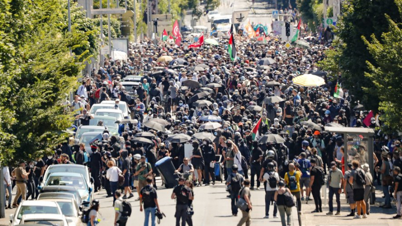 "Anti-bassines" demonstration in La Rochelle: black blocs and clashes with the police on the fringes of the procession