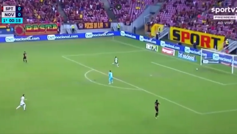 VIDEO. Unusual, a Brazilian team scores a goal without touching the ball just after the match kicks off