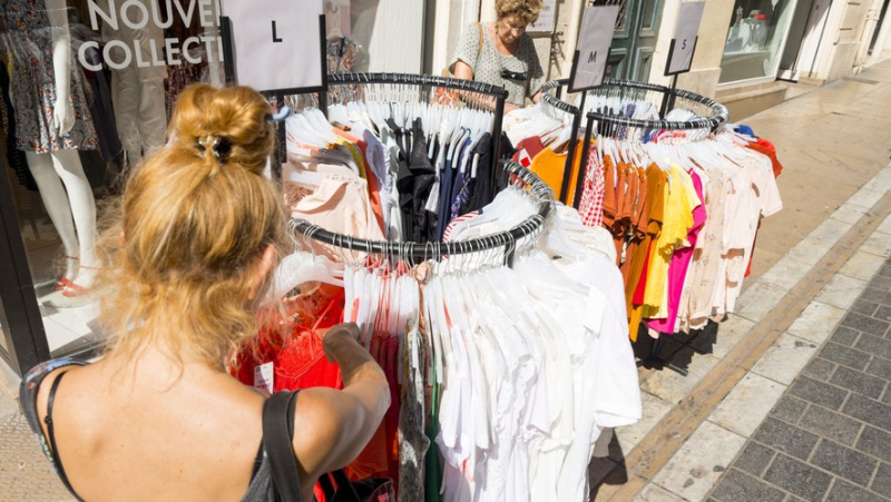 Une semaine de Grande braderie pour la fin des soldes dans les rues du centre-ville de Montpellier