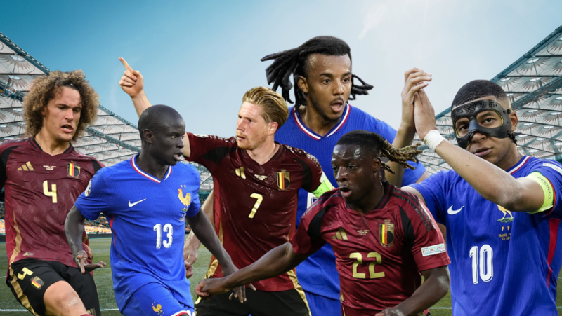 Euro 2024: Mbappé and the defense, Kanté and De Bruyne or Koundé facing Doku… Three key duels of France-Belgium