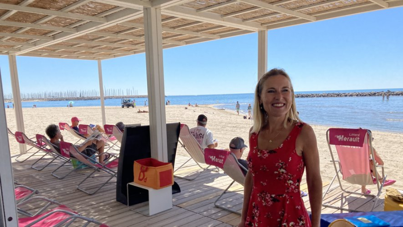 GOOD PLAN. Read by the sea, in the cool and quiet: free deckchairs on Palavas beach for reading and relaxing