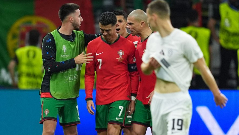 VIDEO. Euro 2024: Cristiano Ronaldo misses a penalty in overtime and bursts into tears around his teammates