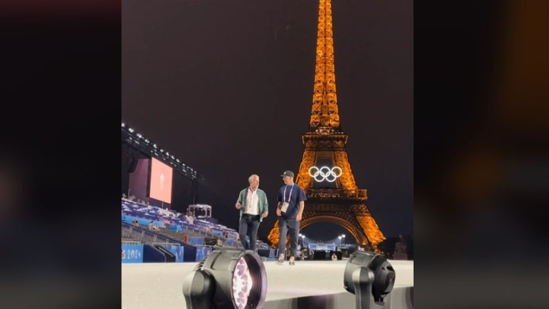 VIDEO. Zidane at the opening ceremony of the Paris 2024 Olympics: Zizou spotted in the night at Trocadéro… one more clue about his participation